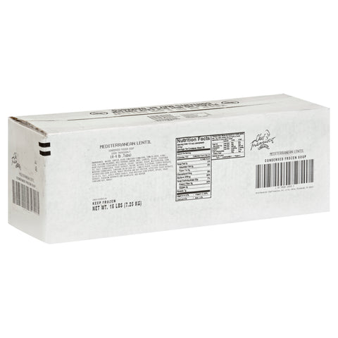 Chef Francisco® SOUP LENTIL MEDITERRANEAN (W) 168630/78001248