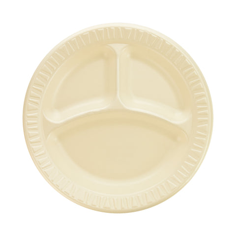 Plate Foam Laminated Honey 3-compartment 9