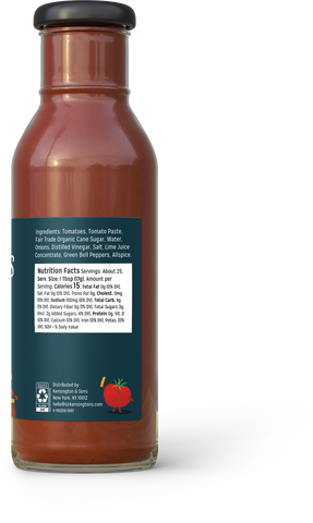 Sir Kensington's KETCHUP TOMATO 25-29% GLASS BOTTLE