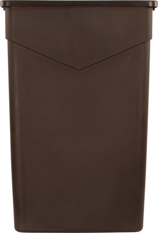 Carlisle CONTAINER WASTE TRIMLINE™ RECTANGLE DARK BROWN 23 GAL