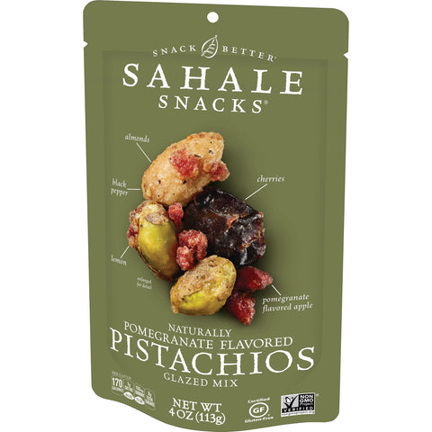 Sahale Snacks Pomegranate Pistachios Premium Blend, 4 Ounce -- 6 per case