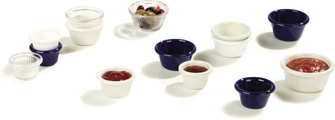 Carlisle RAMEKIN SAN SMOOTH BONE 6 OZ
