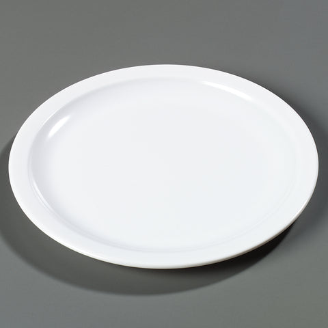 Carlisle PLATE SANDWICH KINGLINE™ MELAMINE WHITE 7.25