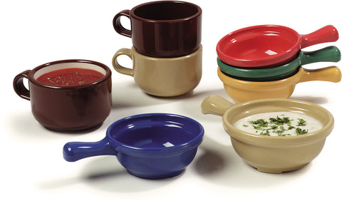 Carlisle BOWL SOUP HANDLED HONEY YELLOW 4-5/8