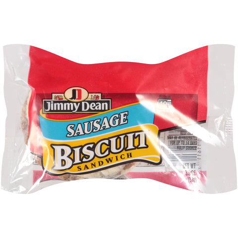 Jimmy Dean Jumbo Sausage Biscuit, 3.5 Ounce -- 12 per case.