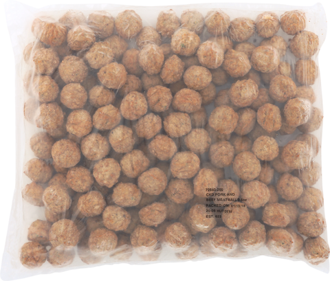 Meatball Italian Beef/pork Oven Roasted Fc 0.5 Oz 72840-0269