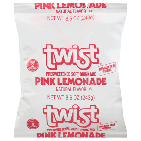 Twist DRINK MIX LEMONADE PINK PRE-SWEETENED 2 GAL YIELD