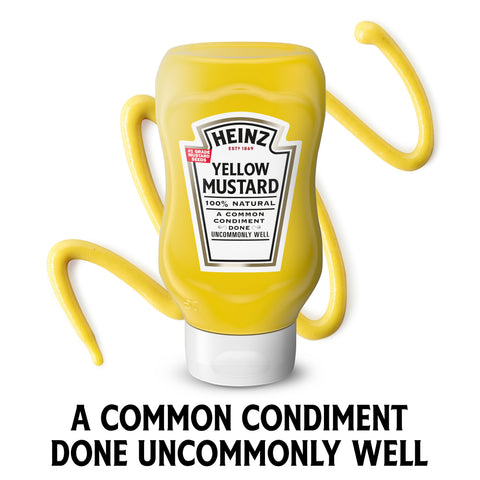 Heinz Yellow Mustard, 14 Ounce -- 12 per case.
