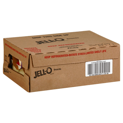 Jello Ready To Eat 3.88 Ounce Vanilla Pudding, 4 count per pack -- 6 per case.