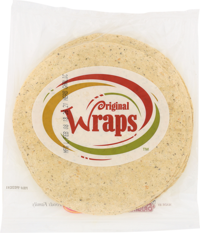 Mexican Original® TORTILLA FLOUR HERB GARLIC PRESSED 12