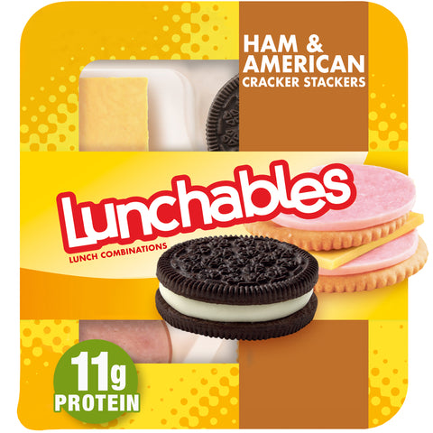 Oscar Mayer LUNCHABLE ENTREE HAM AMERICAN CHEESE & CRACKER