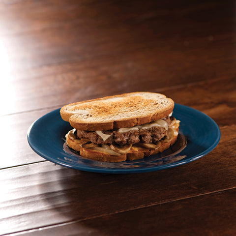 Chop House All Meat Flame Broiled Beef Steak, 4 Ounce -- 50 per case.