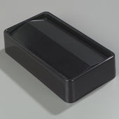 Lid Container Waste Trimline™ Rectangle Swing Top Black 15 And 23 Gal