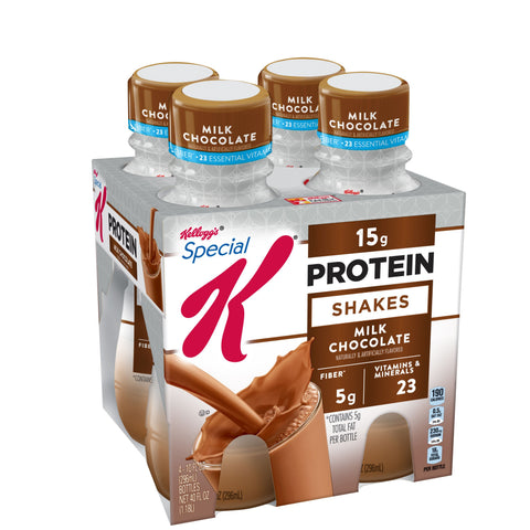 Kelloggs Special K Milk Chocolate Protein Liquid Shake, 10 Fluid Ounce -- 12 per case.