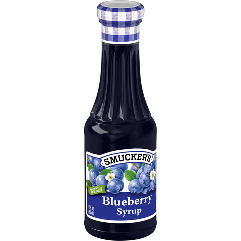 Smuckers Blueberry Syrup, 12 Fluid Ounce -- 6 per case.