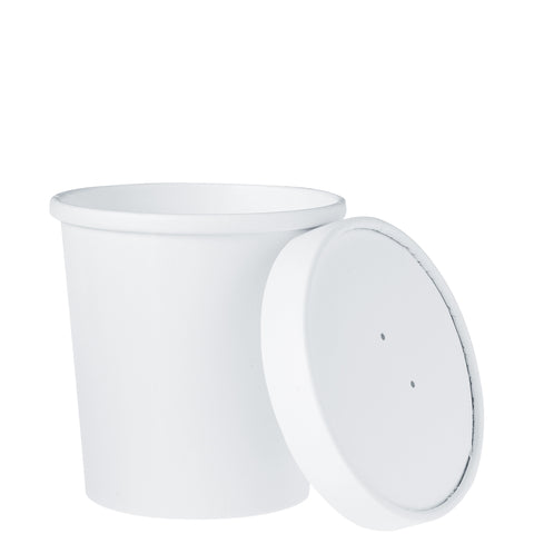 Container Paper Food Flexstyle Double Poly Combo 16 Oz