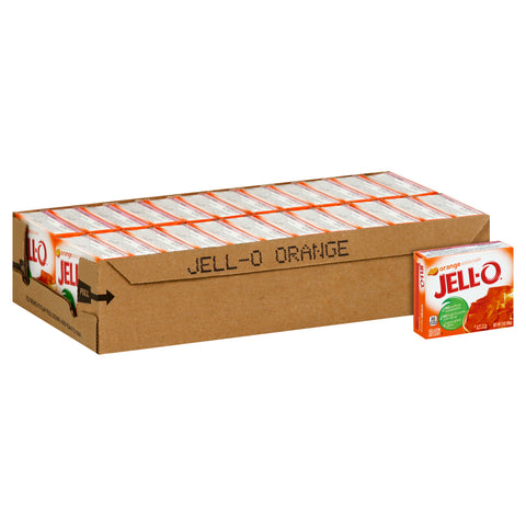 Jello Orange Gelatin, 3 Ounce -- 24 Case