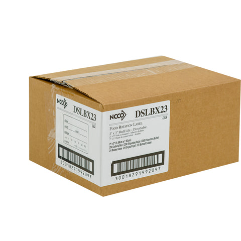 DateIt™ LABEL SHELF LIFE DISSOLVING RECTANGLE 2X3