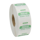 Label Dissolve-a-way Green Friday 1x1
