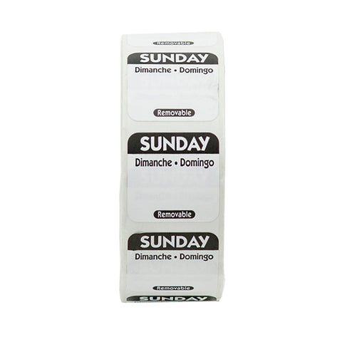 National Checking LABEL SUN TRILINGUAL 1X1 ROLL
