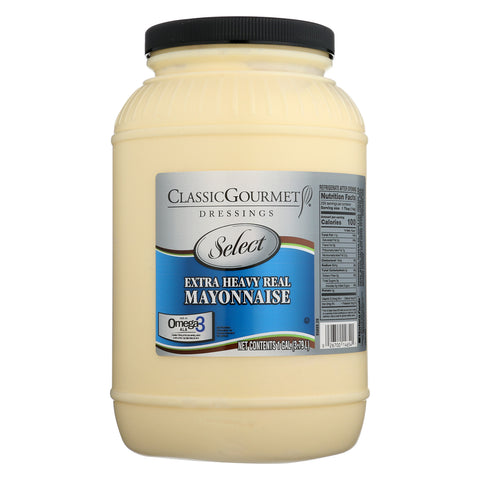 Classic Gourmet Mayonnaise Real Extra Heavy, 1 Gallon -- 4 per case.