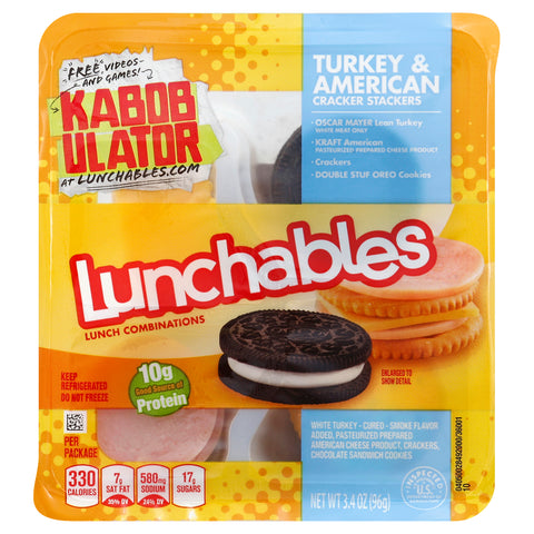Lunchables LUNCHABLE TURKEY CHEDDAR CHEESE
