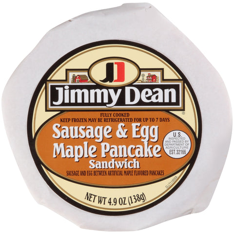 Jimmy Dean J DEAN SAU/EG PNCKE SNDWCH W/SYR12/4.9 Z