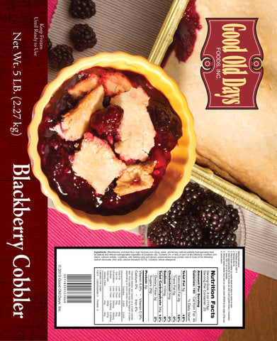 Good Old Days Blackberry Cobbler, 5 Pound -- 4 per case.