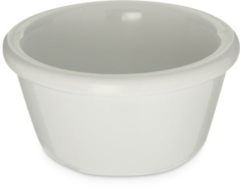 Carlisle RAMEKIN SMOOTH MELAMINE WHITE 4 OZ