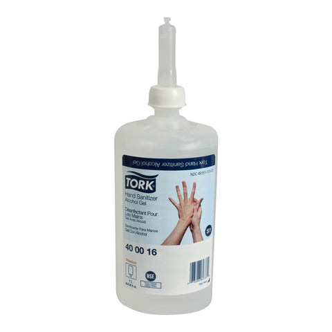 Tork Premium Light Scent Alcohol Gel Hand Sanitizer, 1 Liter Bottle -- 6 per case