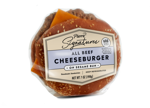 Pierre® BURGER CHEESEBURGER SIGNATURE MICROWAVEABLE BUN 7 OZ 10000097721