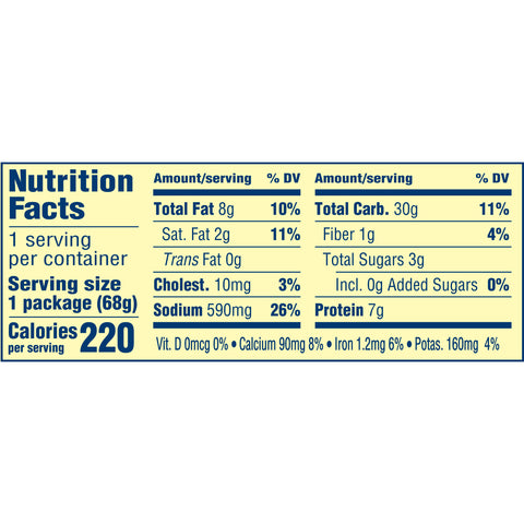 Kraft Original Shells and Cheese - Cup, 2.39 Ounce -- 10 per case.
