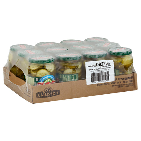 Claussen Sweet Bread N Butter Sandwich Slices Pickle, 24 Fluid Ounce -- 12 per case