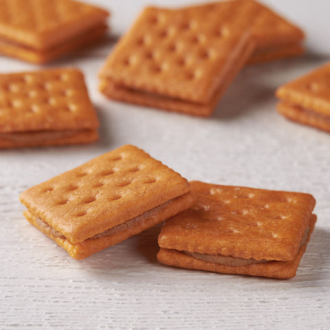 Cracker Cheese Peanut Butter Sandwich Square Ss Sleeve