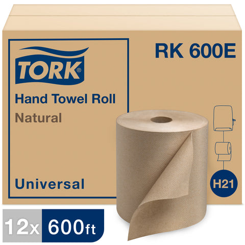 Towel Hand Roll Natural 1-ply 7.85x600