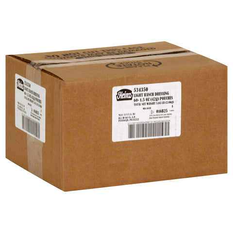 Heinz® DRESSING RANCH LIGHT SINGLE SERVE PACKET 534350/78000738