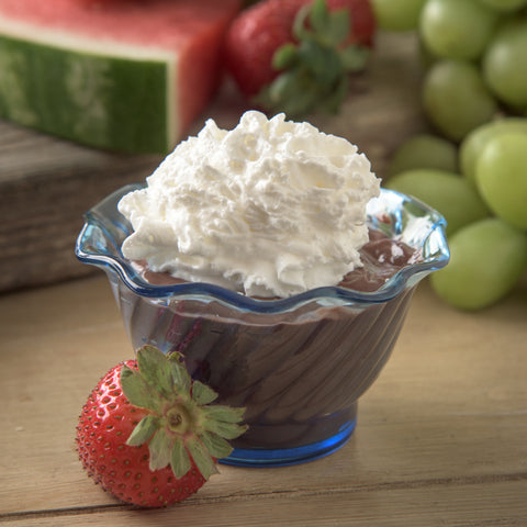 Dish Dessert Tulip Ice Blue 5 Oz