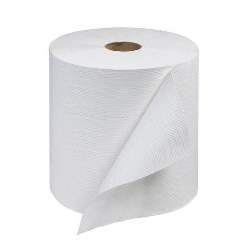Tork Universal White Paper Hand Towel Roll, 7.88 inch x 800 feet -- 6 per case