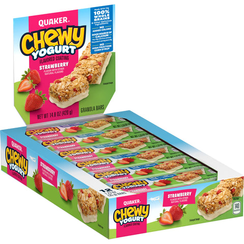 Quaker Chewy GRANOLA BAR YOGURT STRAWBERRY CHEWY