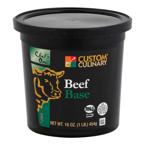 Chefs Own Selected Beef Base, No Msg Added, 1 Pound Jars -- 12 Per Case