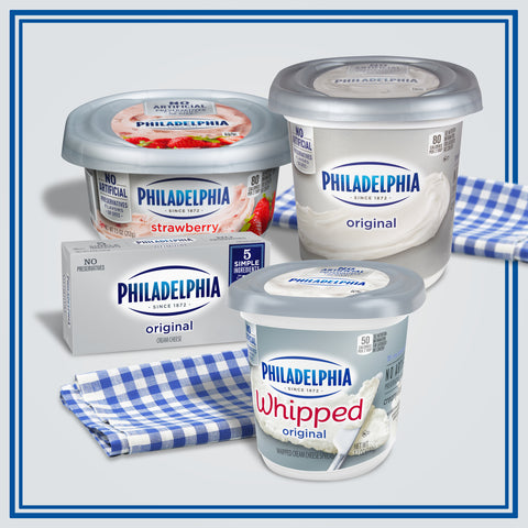 Philadelphia Plain Whipped Cream Cheese, 12 Ounce Container -- 12 per case