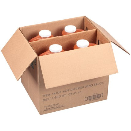 Texas Pete Hot Chicken Wing Sauce, 1 Gallon -- 4 Case