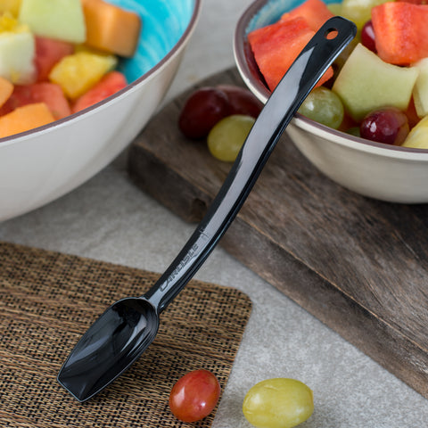 Carlisle SPOON SERVING SOLID PLASTIC BLACK 10
