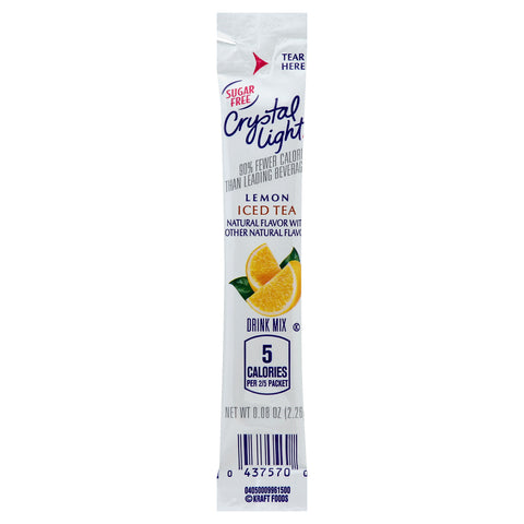 Krafts Crystal Light On The Go Iced Tea Drink 20 Ounce, 30 per pack -- 4 packs per case.
