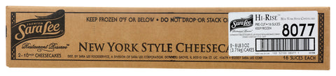 Sara Lee Restaurant Reserve Round Hi Rise New York Style Cheesecake, 131 Ounce -- 2 per case.