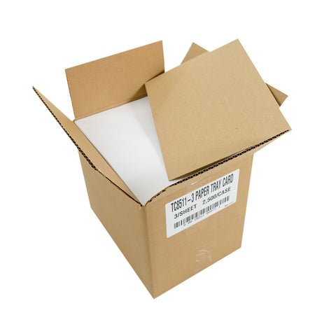National Checking Two Perfs 3 Sheet Cut, 8.5 x 11 inch -- 2500 per case.