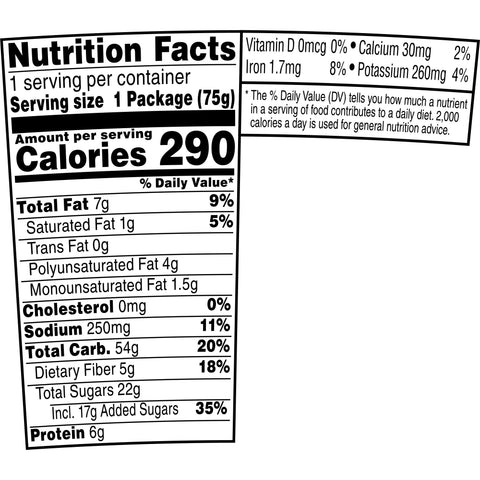 Real Medleys QUAKER REAL MEDLEY APPLE WALNUT 12/2.64Z