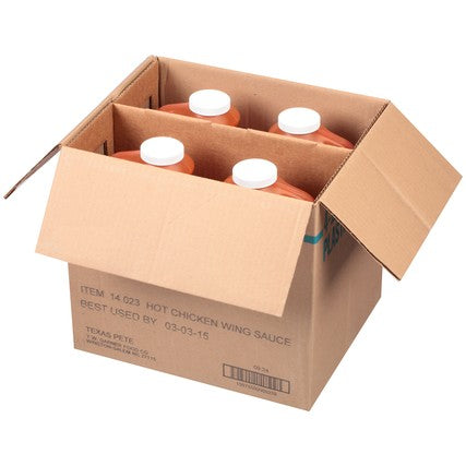 Texas Pete Hot Chicken Wing Sauce, 1 Gallon -- 4 Case