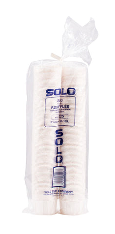 Cup Paper Portion Souffle White 3.25 Oz