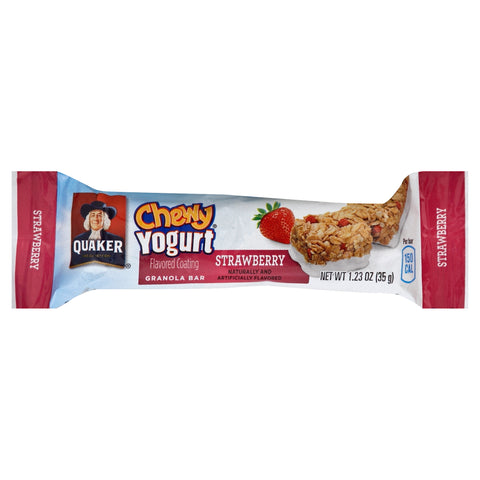 Quaker Chewy GRANOLA BAR YOGURT STRAWBERRY CHEWY